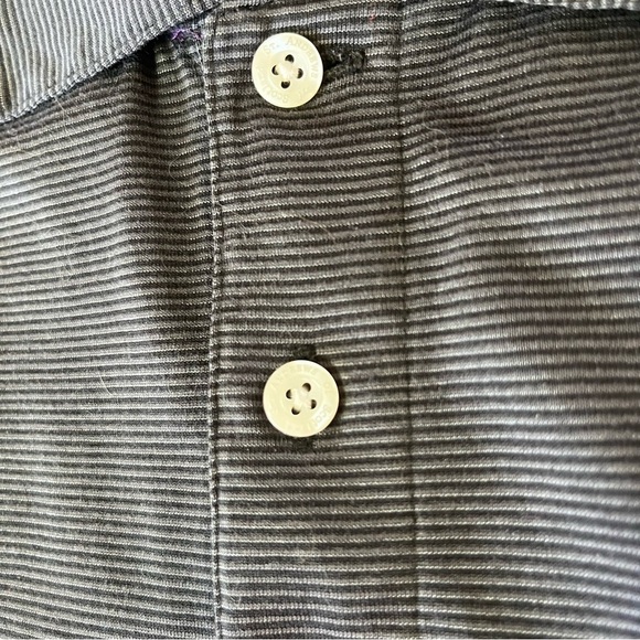 St. Andrews Of Scotland Golf Polo Black/Grey Embroidered Logo Shirt - Picture 5 of 10